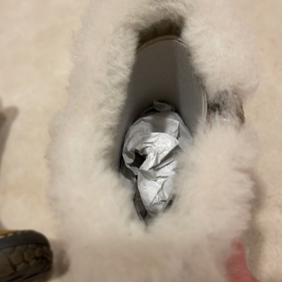 Naturino kids camel suede shearling toggle boots size 24 Italian - Picture 5 of 5